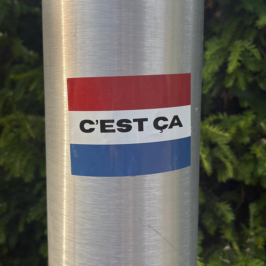 Sticker CESTCA Nederlandse vlag buiten
