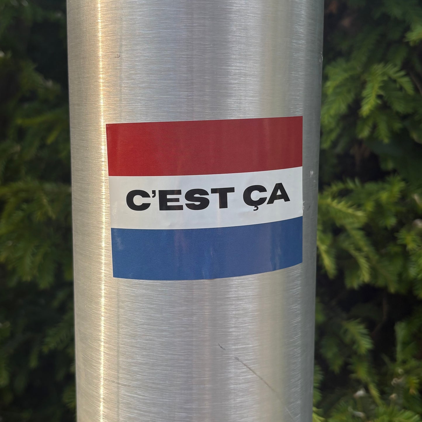 Sticker CESTCA Nederlandse vlag buiten